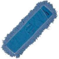 Rubbermaid FGJ25500 BL00 Twisted Loop Dust Mop Head, Polyester, Blue