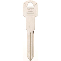 Hy-Ko 11010B86 Key Blank, Brass, Nickel, B86 Key Number