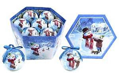 Santas Forest 99803 Ornament, Traditional Set with Matching Box