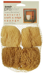 Armaly ProPlus 15204 Faux Artist Sea Sponge, Economical, Reusable, Beige, Natural