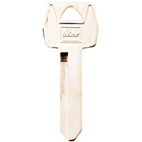 Hy-Ko 11010H51 Key Blank, Brass, Nickel, For: Ford, Lincoln, Mercury Vehicles, H51 Key Number
