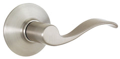 Schlage F Series F170VACC619RH Dummy Lever, Mechanical Lock, Satin Nickel, Lever Handle, Metal, Residential