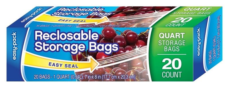 Easy Pack 1303 Storage Bag, 1 qt Capacity