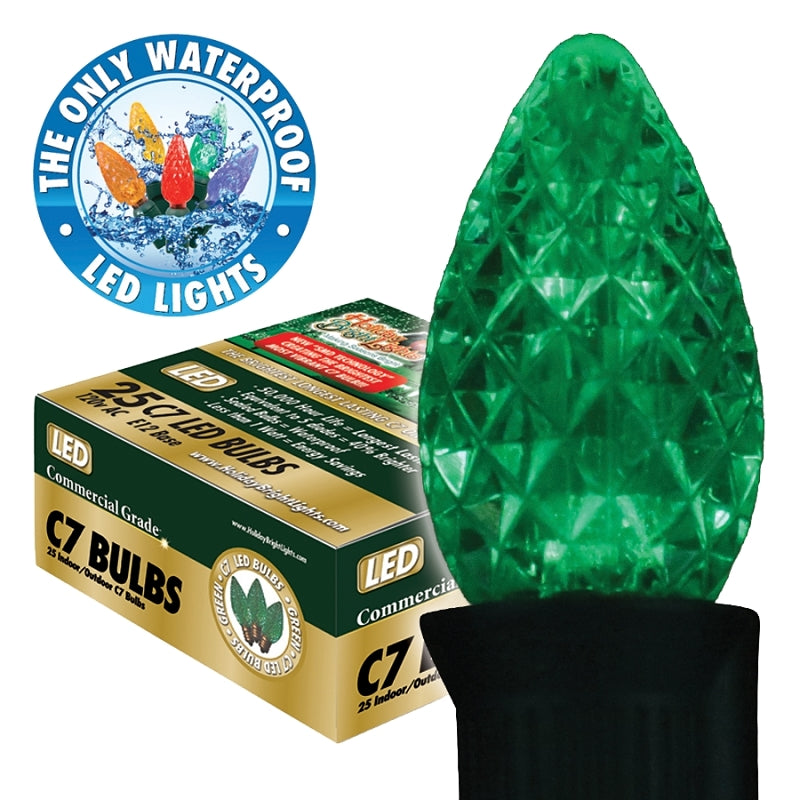 BULB SMD C7 LED GRN BX25