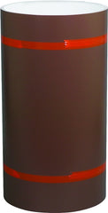 Amerimax 69120 Trim Coil, 50 ft L, 0.018 Gauge, Aluminum, Brown/White, Painted
