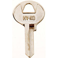 Hy-Ko 11010M2 Key Blank, Brass, Nickel, For: Master Cabinet, House Locks and Padlocks, M2 Key Number