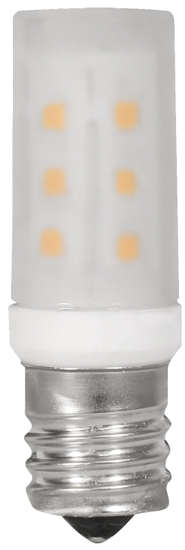 Feit Electric BP25T8N/SU/LED Microwave LED Bulb, Linear, T8 Lamp, 25 W Equivalent, E17 Lamp Base, Warm White Light