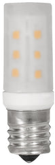 Feit Electric BP25T8N/SU/LED Microwave LED Bulb, Linear, T8 Lamp, 25 W Equivalent, E17 Lamp Base, Warm White Light