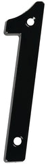 National Hardware V871 Series N238-634 House Number, Character: 1, 4 in H Character, Black Character, Zinc