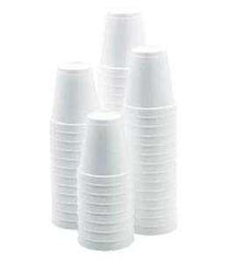 Atlantic ASG00003 D751 Disposable Cup, 185 mL Cup, Foam, White