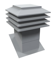 301-12-G SLOPE ROOF VENT GRY