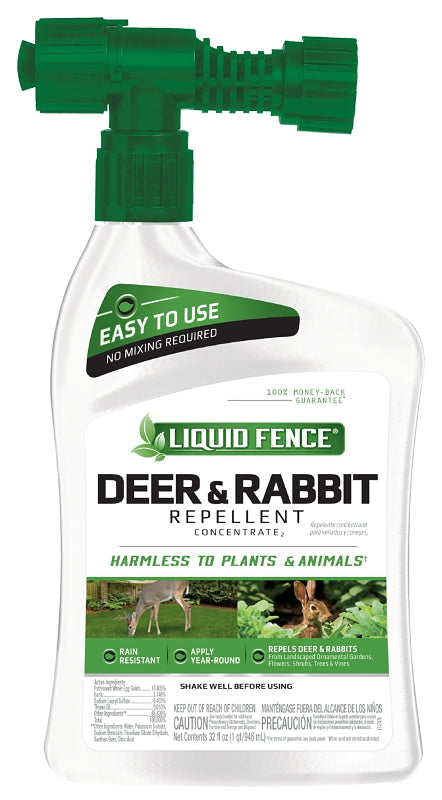 Liquid Fence HG-75044 Animal Repellent, Ready-to-Use, Repels: Deer, Rabbit