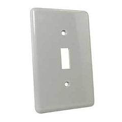 20232 1-GANG PVC GREY WALLPLAT