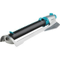 Gilmour 883033-1001 Oscillating Sprinkler, 3/4 in Connection, GHT, Rectangular, Metal