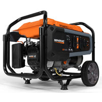 Generac GP Series 7721 Portable Generator, 30 A, 120 V, Oil, 3.7 gal Tank, 10.5 hr Run Time, Recoil Start