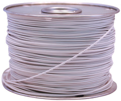 CCI 55669023 Primary Wire, 14 AWG Wire, 1-Conductor, 60 VDC, Copper Conductor, White Sheath, 100 ft L