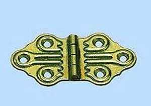 431B-R 1-1/4IN BRASS HINGE  PK