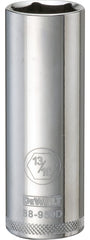 DeWALT DWMT88950OSP Drive Socket, 13/16 in Socket, 1/2 in Drive, 6-Point, Vanadium Steel, Polished Chrome