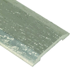 Shur-Trim FA1142HSI06 Seam Binder, 6 in L, 1-1/4 in W, Flat Surface, Aluminum, Silver