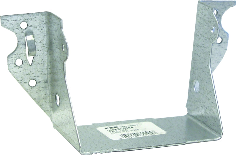 MiTek SUH44 Joist Hanger, 2-7/8 in H, 2 in D, 3-9/16 in W, 4 in x 4 in, Steel, G90 Galvanized, Face Mounting