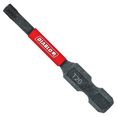 Diablo DT202P1 Drive Bit, T20 Drive, Torx Drive, 1/4 in Shank, Hex Shank, 2 in L