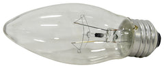 Sylvania 13367 Incandescent Bulb, 40 W, B13 Lamp, Medium E26 Lamp Base, 455 Lumens, 2850 K Color Temp