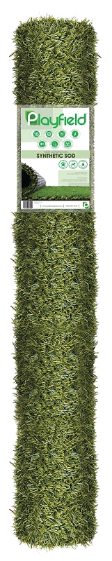 Natco PRT2236-7.6X10 Artificial Grass Rug, Verdure, Turf, Dark Green