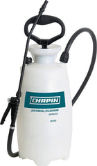 Chapin 2609E Handheld Janitorial/Sanitation Sprayer, 2 gal Tank, Polyethylene Tank, Black/White, 12 in L Wand
