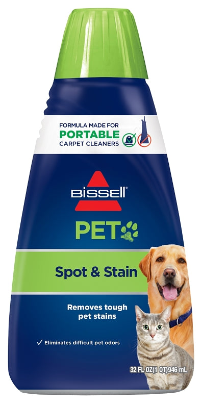 Bissell 74R7 Pet Stain and Odor Remover, Liquid, Characteristic Fragrance, 32 oz, Bottle