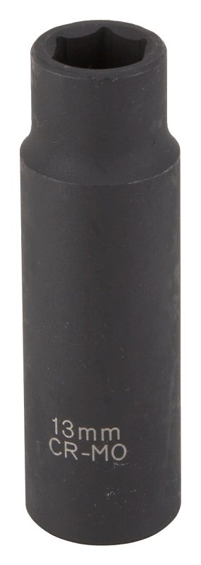 Vulcan Deep Impact Socket, 13 mm Socket, Black Phosphate