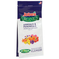 Jobes 09627 Annual/Perennials Organic Fertilizer, 4 lb, Granular, 3-5-4 N-P-K Ratio