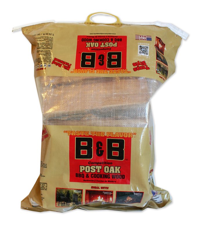 B & B Charcoal 00117 Cooking Log, Wood, 90 min Burn Time, 1.25 cu-ft