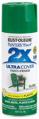 2X Ultra Cover 249100 Spray Paint, Gloss, Meadow Green, 12 oz, Can