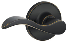 Schlage J Series J170SEV716LH Dummy Lever, Mechanical Lock, Aged Bronze, Lever Handle, Metal, Residential, Grade 3 Grade