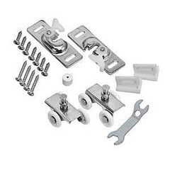 RENIN PD113P Pocket Door Hardware Kit, Metal, For: 1-3/5 to 1-3/4 in Doors