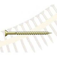 Simpson Strong-Tie Strong-Drive WSV134S Subfloor Screw, #9 Thread, 1-3/4 in L, Ribbed Wafer Head, T25 Drive, Steel