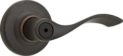 Weiser Elements Belmont Series 9GLC3310-016 Privacy Lever, Levers Lock, Venetian Bronze, Residential, Universal Hand