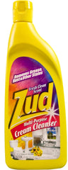 Malco Zud 530019 Cream Cleanser, 19 oz Bottle, Paste, Citrus, Floral, White