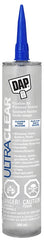 DAP Ultra Clear 7079874330 All-Purpose Flexible Sealant, Crystal Clear, 7 days Curing, -6 to 50 deg C, 300 mL Cartridge