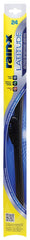 Rain-X Latitude 99824 Wiper Blade, Contoured Blade, 24 in L Blade, Metal/Rubber