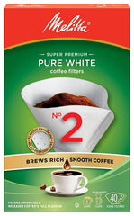 Melitta 61240 Coffee Filter, Cone, Paper, White