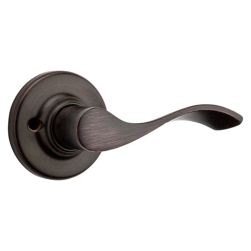 Kwikset 488BL 11P RH Half Dummy Door Lever, Venetian Bronze, Zinc, Residential, Right Hand, 3 Grade