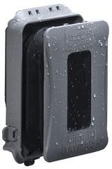 Taymac EXTRA DUTY Series ML500G Weatherproof In-Use Cover, 3 in L, 4.04 in W, Polycarbonate/Synthetic Neoprene Rubber