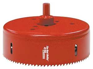 MORSE Real McCoy TA72 Hole Saw with Arbor, 4-1/2 in Dia, 1-15/16 in D Cutting, 7/16 in Arbor, 4/6 TPI