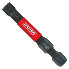 Diablo DT402P1 Screwdriver Insert Bit, #40 Drive, Torx Drive, 2 in L