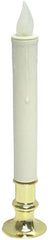 Hometown Holidays 19421 Candle, White Candle, 6 hrs Burning, AA Battery, LED Bulb, Clear Bulb, PVC Holder