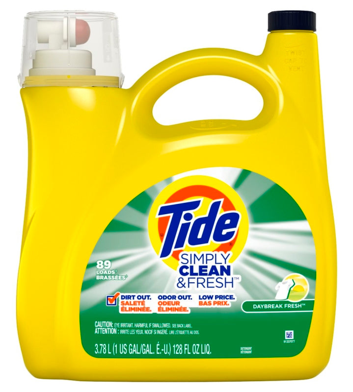 Tide 04480 Laundry Detergent, 128 oz, Liquid