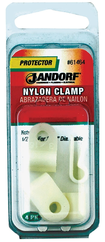 Jandorf 61464 Cable Clamp, Nylon, Natural