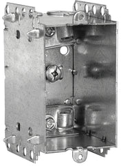 Hubbell 2104LLEU50 Stud Device Box, 1-Gang