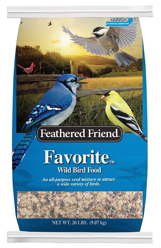 Feathered Friend 14389 Wild Bird Food, All-Purpose, 20 lb, Bag